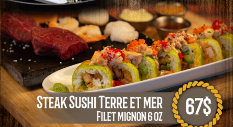 STEAK SUSHI TERRE ET MER
